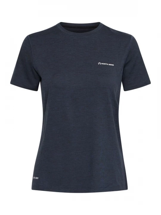 Foto van product North Bend Functioneel shirt 'Adriana' navy / wit
