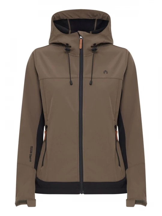 Foto van product North Bend Outdoorjas taupe / zwart
