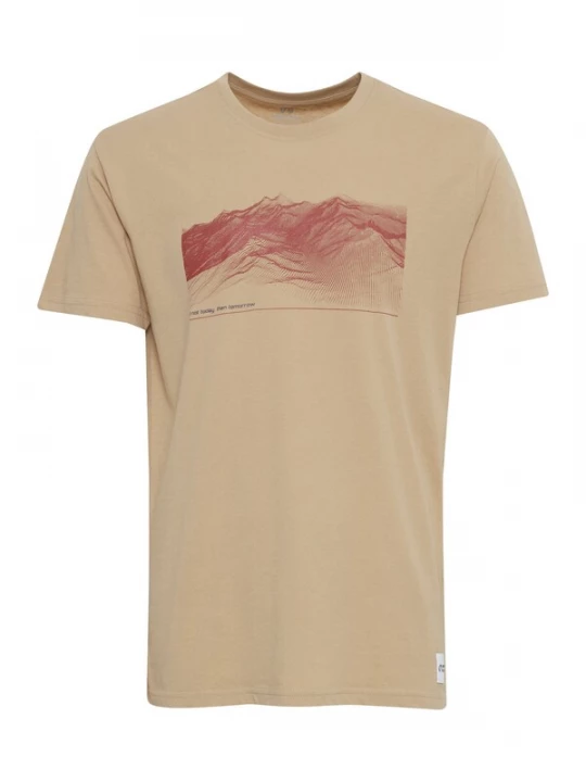 Foto van product North Bend Shirt 'Carsten' bruin / rood