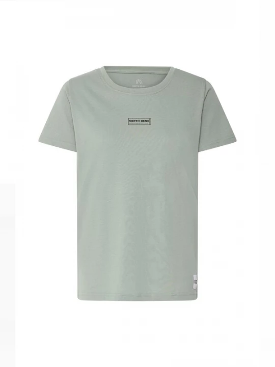 Foto van product North Bend Shirt ' NBKunt ' grijs / pastelgroen