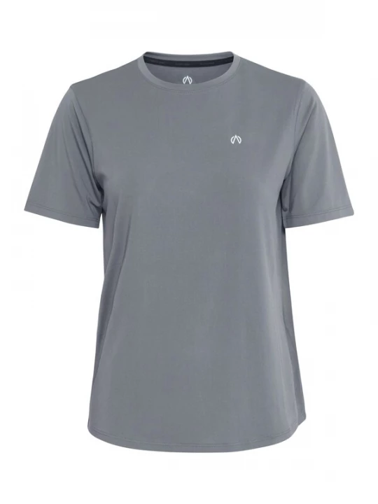 Foto van product North Bend Shirt 'Taga' rookgrijs / wit
