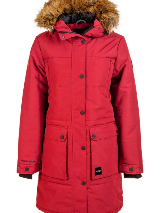 Foto van product North Bend Winterparka 'Lizbet' rood