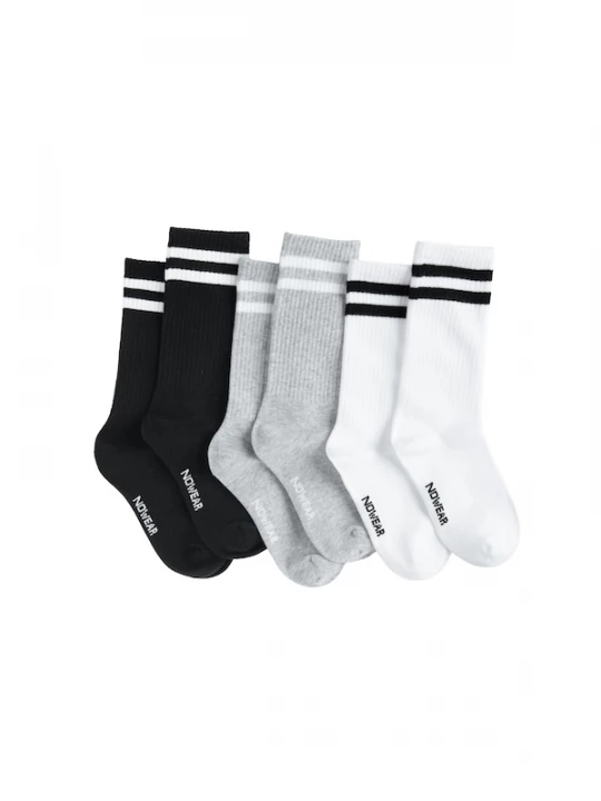 Foto van product NoWear Sokken grijs / zwart / wit