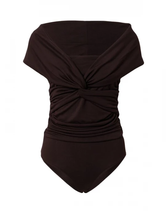 Foto van product NU-IN Shirt body donkerbruin