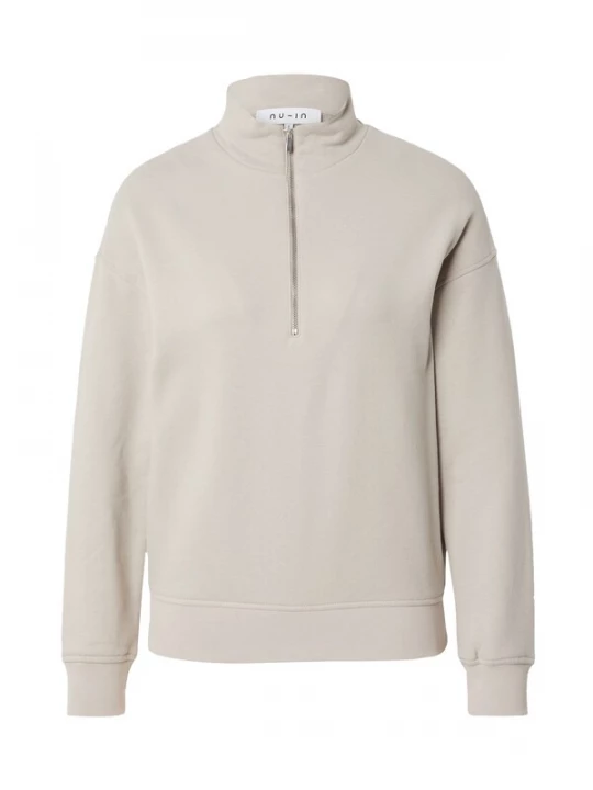 Foto van product NU-IN Sweatshirt greige / bloedrood