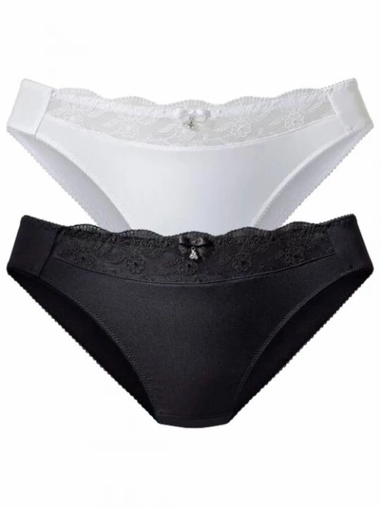 Foto van product NUANCE Slip zwart / wit