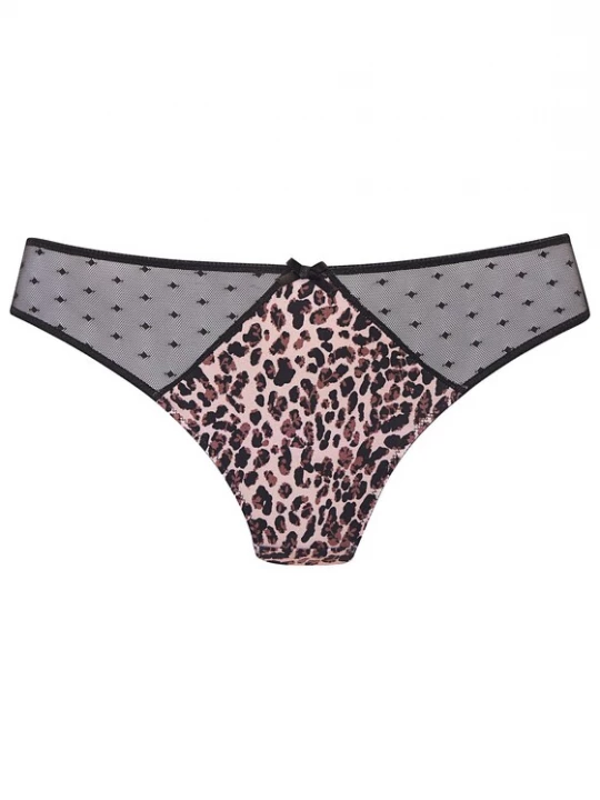 Foto van product NUANCE String mauve / rosa / zwart