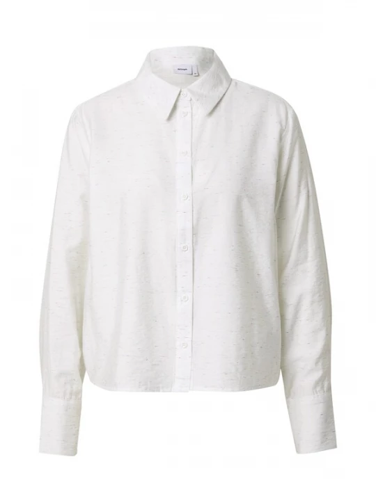 Foto van product NÜMPH Blouse blauw / rood / offwhite