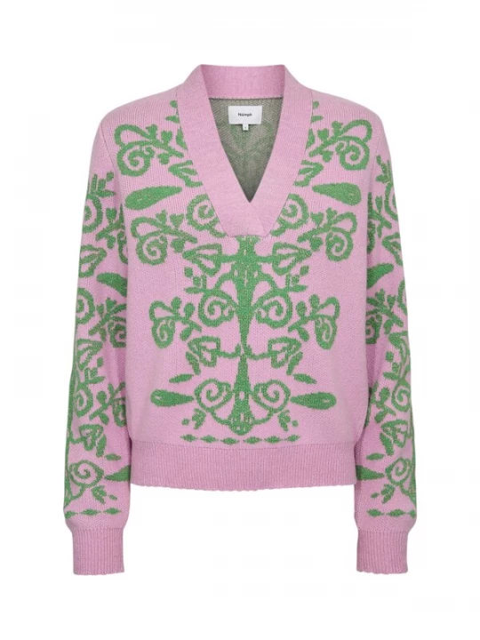 Foto van product NÜMPH Trui 'NUSEIDA PULLOVER' pink