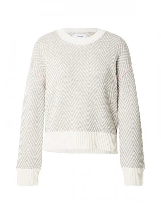 Foto van product NÜMPH Trui 'RAVISSI' grijs / rosa / offwhite