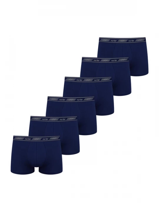 Foto van product Nur Der Boxershorts ' 3D-Flex Classic ' blauw / donkerblauw