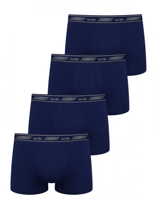 Foto van product Nur Der Boxershorts marine / grijs