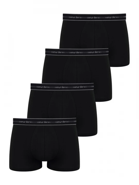 Foto van product Nur Der Boxershorts taupe / zwart