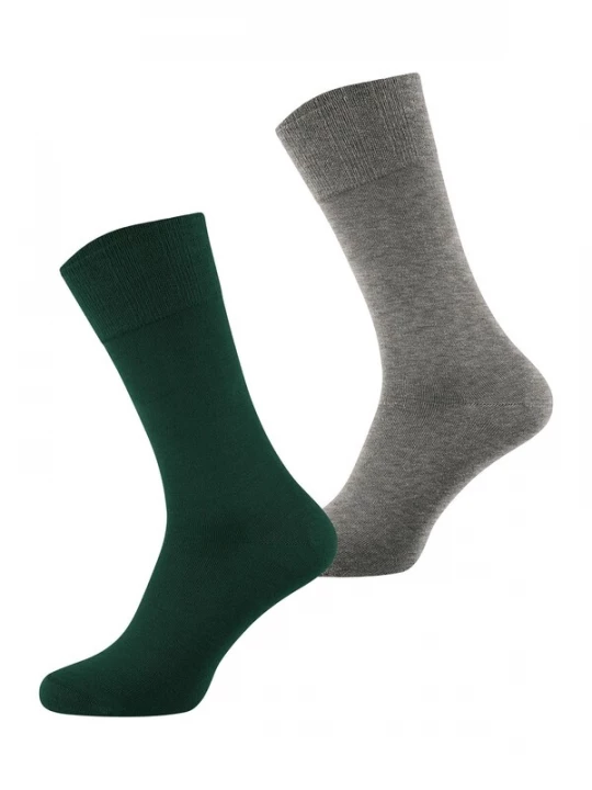 Foto van product Nur Der Sokken ' Bambus ' grijs / groen