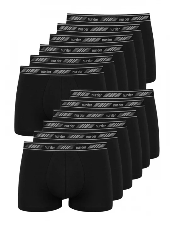 Foto van product Nur Die Boxershorts '3D-Flex Classic' grijs / zwart