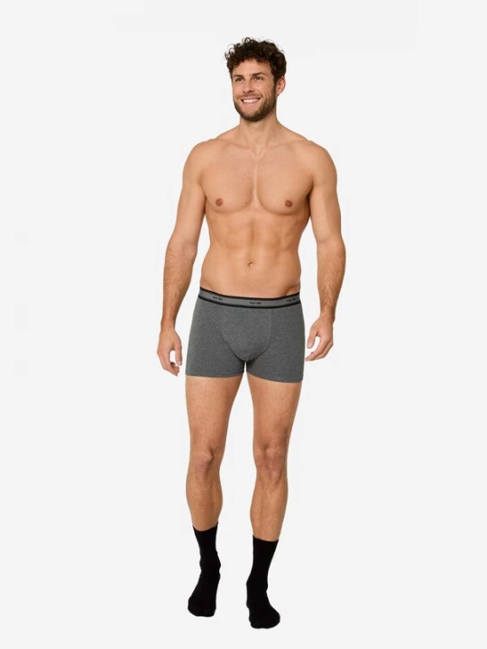Foto van product Nur Die Boxershorts donkergrijs / zwart