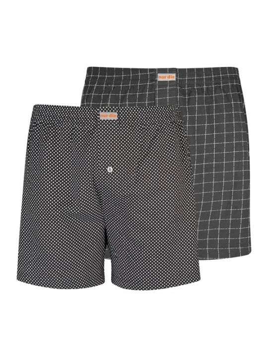 Foto van product Nur Die Boxershorts ' Lockere Passform ' grijs