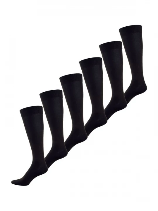 Foto van product Nur Die Kniekousen ' Bambus Kniesocken ' zwart