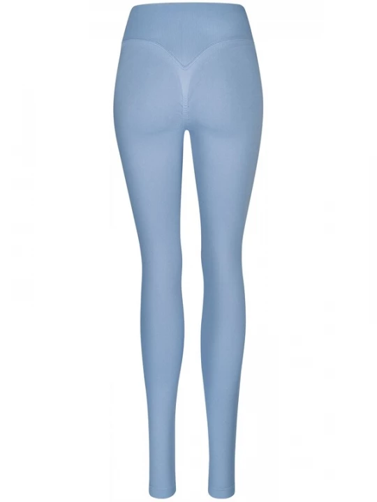 Foto van product Nur Die Leggings ' Scrunch - Relax & Go ' lichtblauw / lavendel