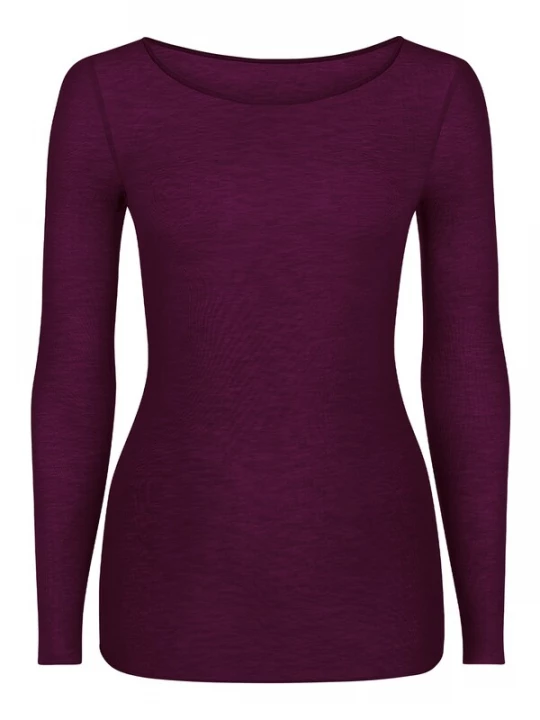 Foto van product Nur Die Shirt ' NUR DIE x KILIAN KERNER ' bourgogne