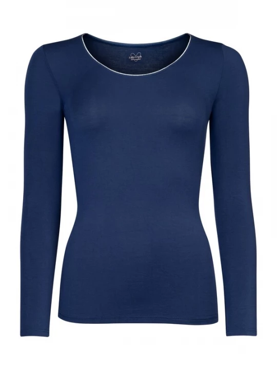Foto van product Nur Die Shirt ' NUR DIE x KILIAN KERNER ' donkerblauw
