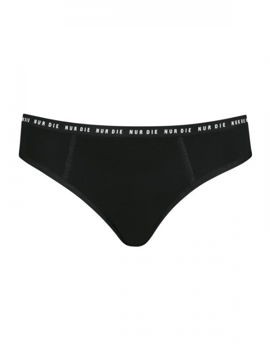 Foto van product Nur Die Slip 'Alles Geregelt' zwart / natuurwit