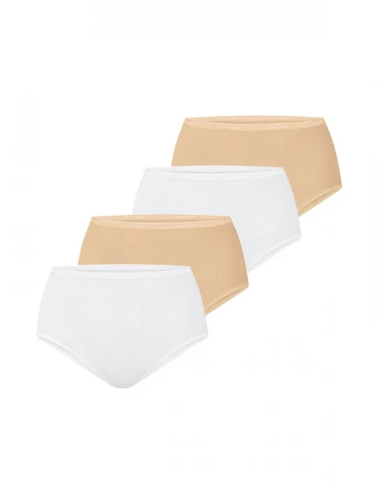 Foto van product Nur Die Slip ' Bio-Baumwolle ' beige / wit