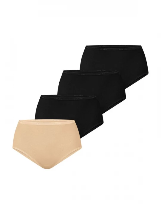 Foto van product Nur Die Slip ' Bio-Baumwolle ' beige / zwart