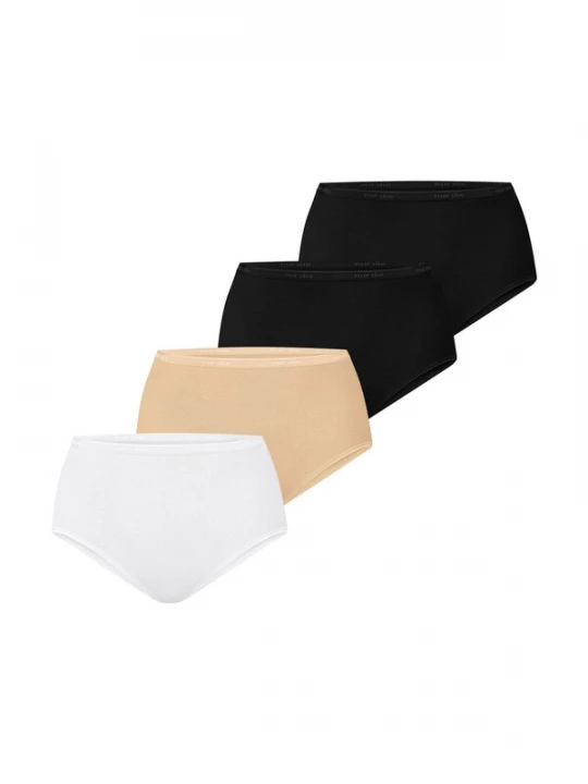 Foto van product Nur Die Slip ' Bio-Baumwolle ' nude / zwart / wit