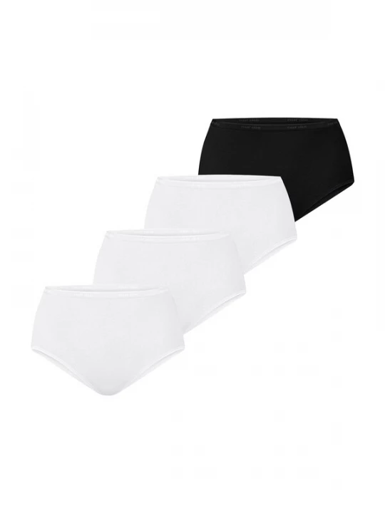 Foto van product Nur Die Slip ' Bio-Baumwolle ' zwart / wit