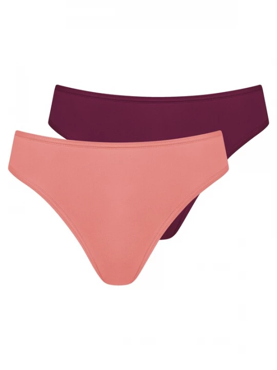 Foto van product Nur Die Slip ' Mini ' lichtoranje / bourgogne