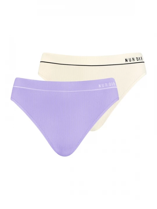 Foto van product Nur Die Slip 'Retro' lichtlila / zwart / offwhite