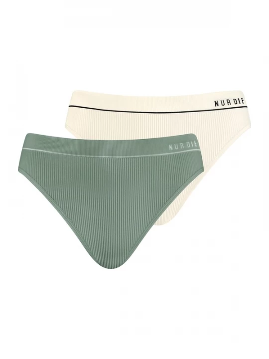 Foto van product Nur Die Slip 'Retro' mintgroen / zwart / wit
