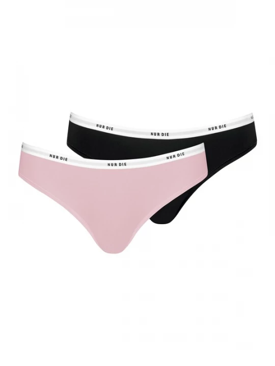 Foto van product Nur Die Slip rosa / zwart / wit
