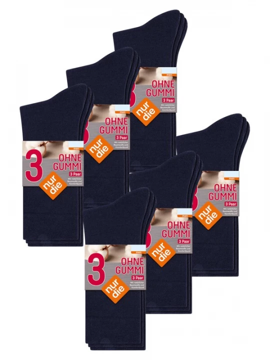 Foto van product Nur Die Sokken ' 18er-Pack Ohne Gummi ' nachtblauw
