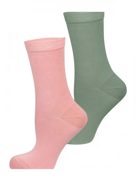 Foto van product Nur Die Sokken ' Bambus Fancy ' groen / rosa