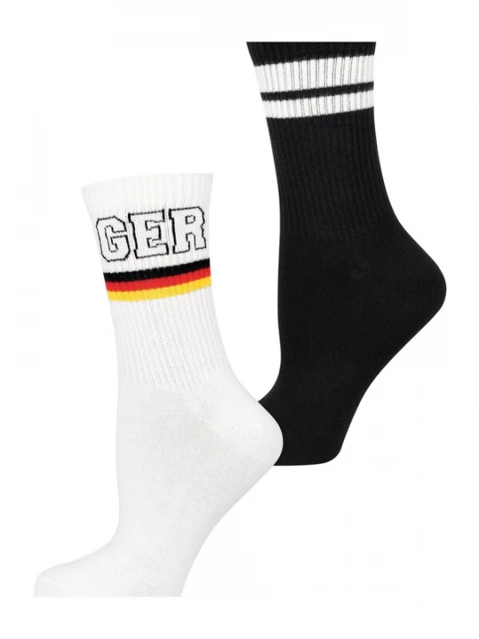 Foto van product Nur Die Sokken ' Fan ' zwart / wit