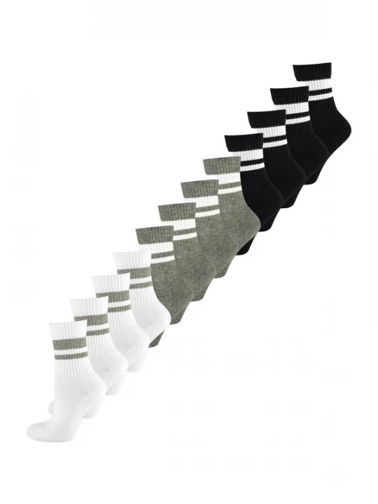 Foto van product Nur Die Sokken ' Fashion Mix ' grijs / zwart / wit
