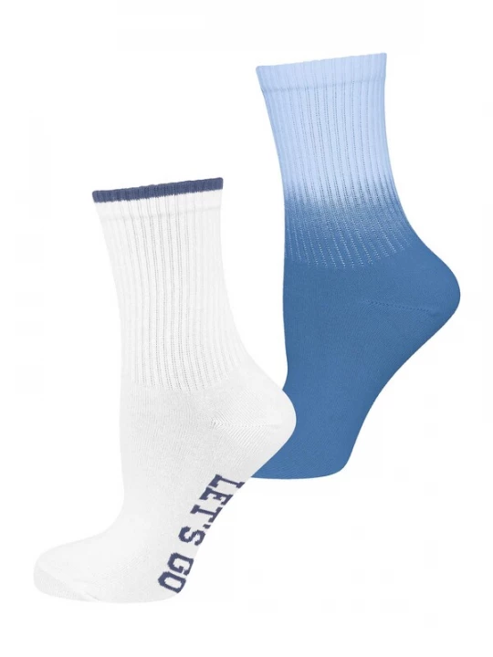 Foto van product Nur Die Sokken ' Good Vibes ' blauw / wit