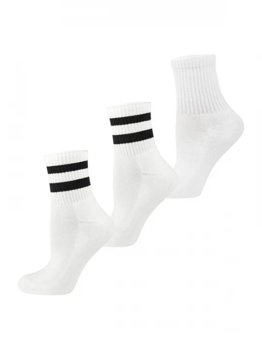 Foto van product Nur Die Sokken ' Kurzsocken ' zwart / wit