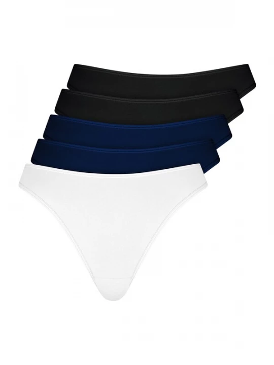 Foto van product Nur Die String ' Basic ' donkerblauw / zwart / wit