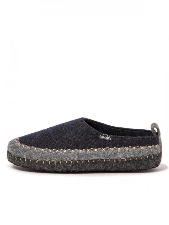 Foto van product Nuvola. Huisschoenen 'Ranglan' donkerblauw
