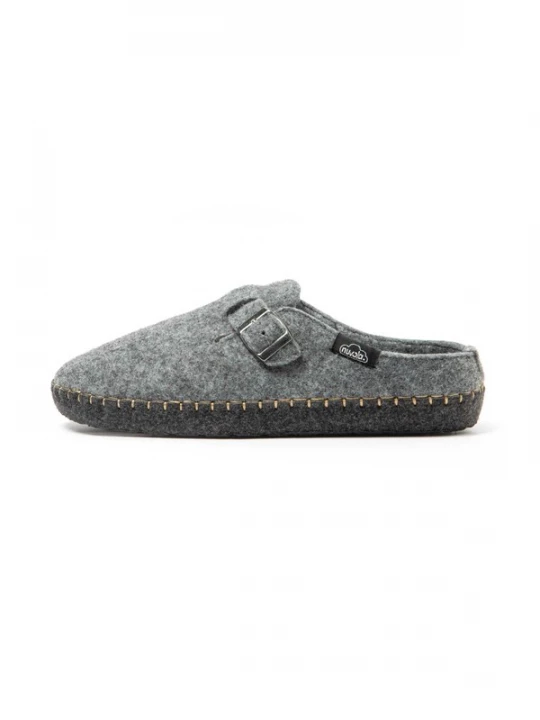 Foto van product Nuvola. Huisschoen 'Zueco Belt' grijs