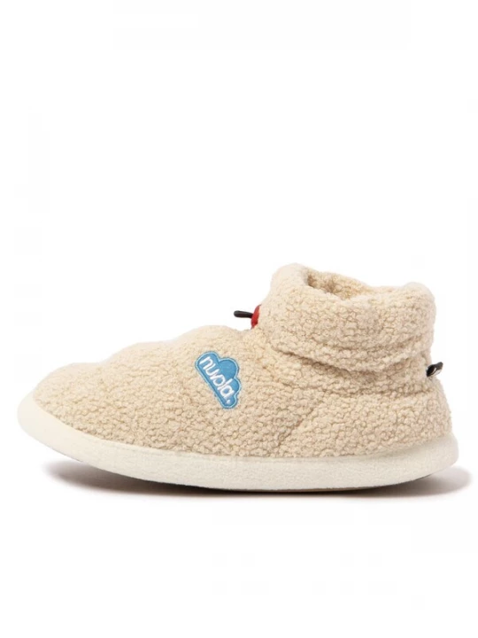 Foto van product Nuvola. Huisschoenen 'Boot Home Sheep' crème