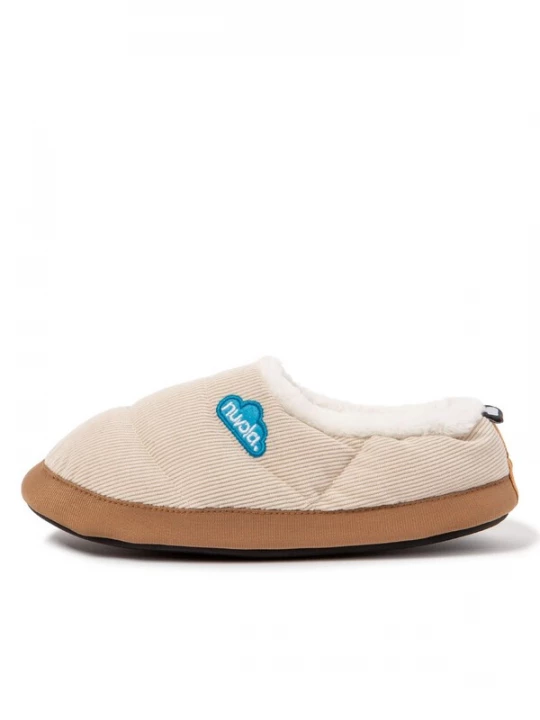 Foto van product Nuvola. Huisschoenen 'Classic Cordy' crème