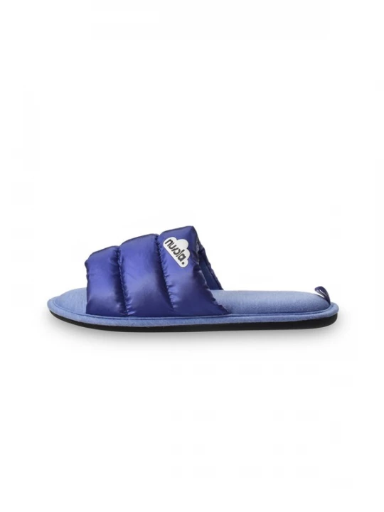 Foto van product Nuvola. Huisschoenen 'Zueco Spring' blauw denim