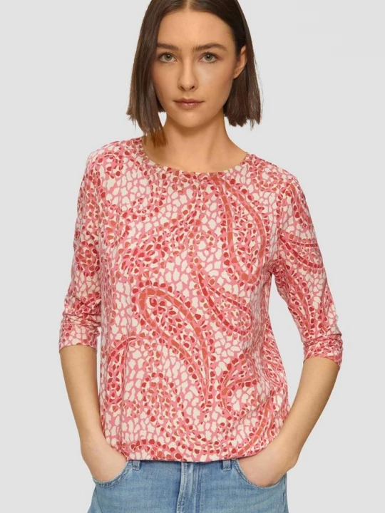 Foto van product O-vorm viscose stretch overhemd s.Oliver