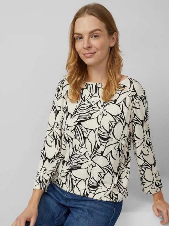 Foto van product O-vormig shirt met 3 / 4 mouwen s.Oliver