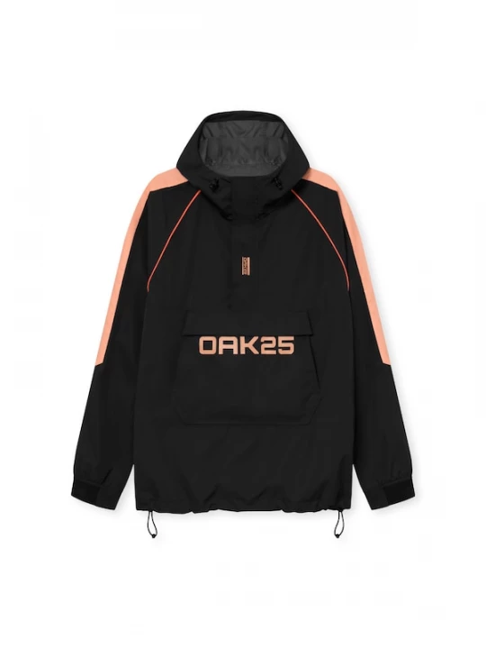 Foto van product OAK25 Functionele jas 'Commute Rainbreaker' oranje / zwart