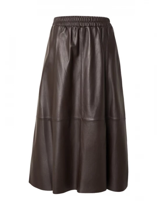 Foto van product OAKWOOD Rok 'NAHEE' donkerbruin